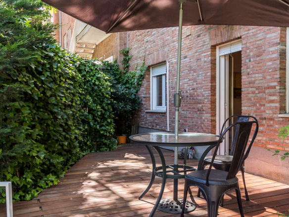 Un jardín en El Viso