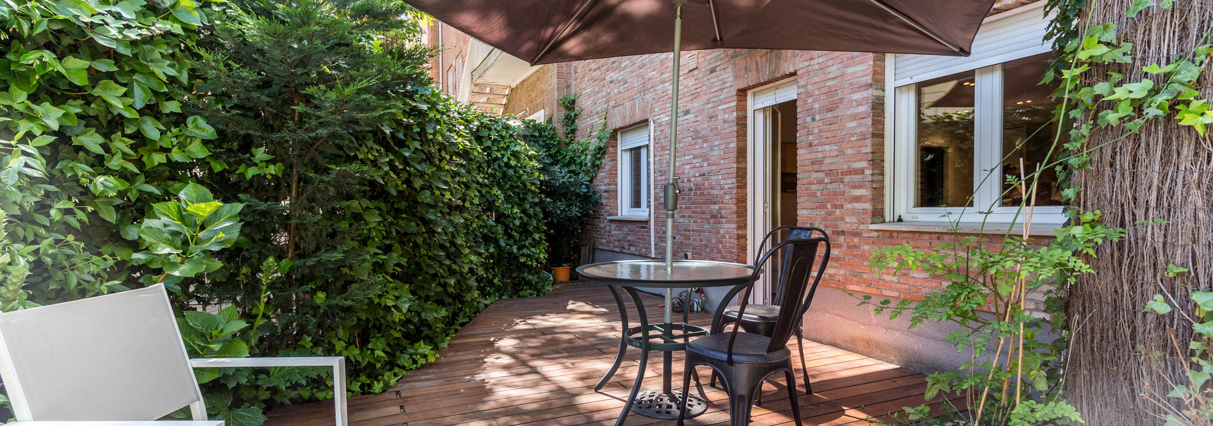Un jardín en El Viso